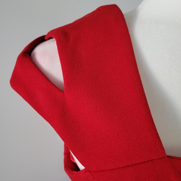 NWT - Neiman Marcus Chic Red Dress - Picture 4 of 10